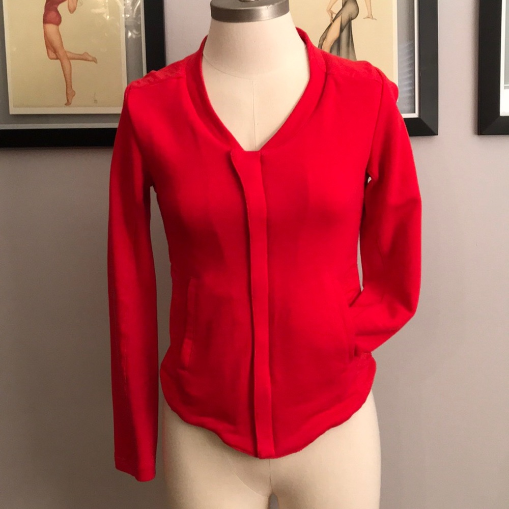 Diesel sweatshirt collarless blazer